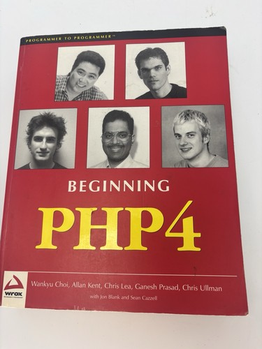 Beginning php4 wrox press - wrox,