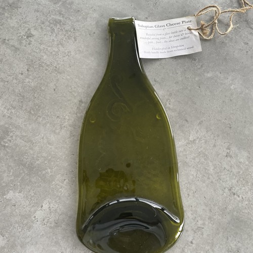 Salopain glass cheese plate - salopain,