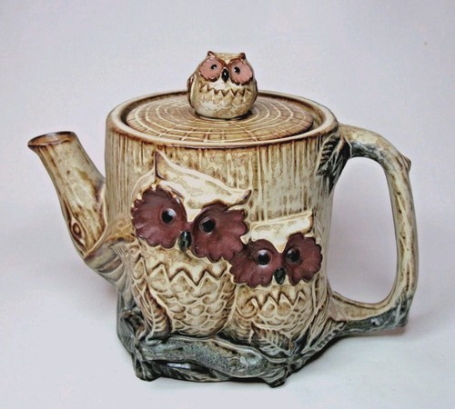 Vintage owls tree - vintage, in
