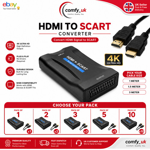 1080p hdmi scart converter - scart,