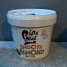 Pip & Nut Smooth Almond Butter Natural Nuttiness and Paste Spread 1kg Short EXP