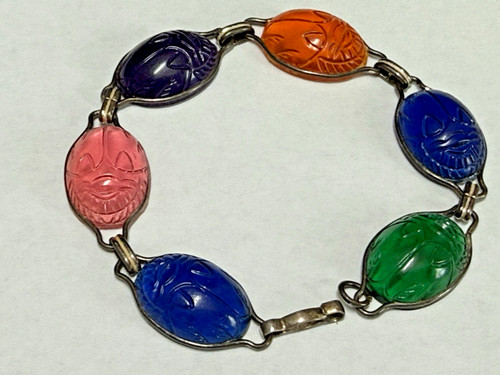 Vintage egyptian scarab - egyptian,