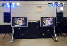 SONY 42" monitor display & bracket & flight case x2, remotes, good condition