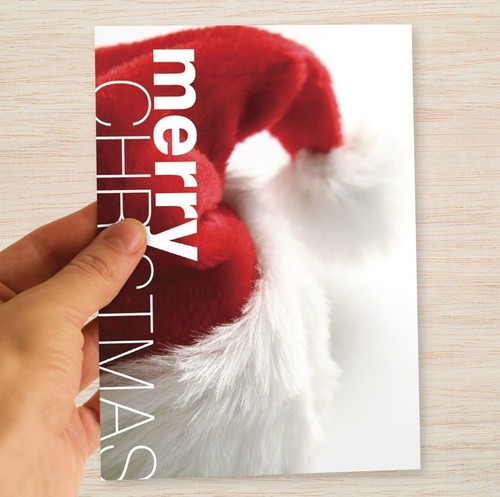 Santa hat christmas cards - hat,
