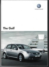 Volkswagen Golf Mk5 Hatchback 2006-2007 UK Brochure S Match Sport GT GTi R32
