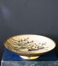 Vintage Brass Enamelled