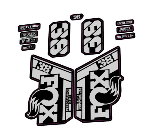 Fox fork decal - 38, kit