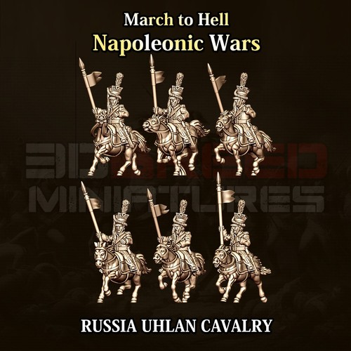 15mm russian napoleonic uhlans - russian,
