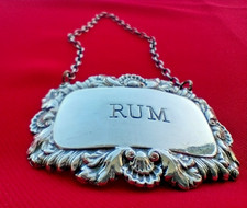 Vintage  DECANTER LABEL RUM