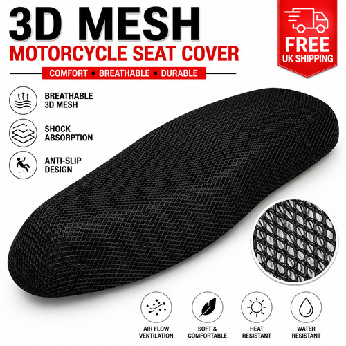 Motorbike seat cushion - seat, cover