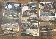 A37. Locomotive Trains /Stations  railway photograph Lot  X30 
