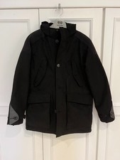 Oxford Parka 1.0 Urban Series Textile Motorcycle Jacket Black Mens Medium #C