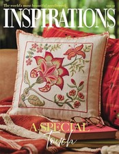 Inspirations Embroidery Magazine: Christmas/Festive Issue #128 (Oct'25) inc P&P