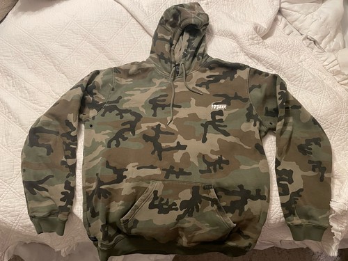 Deep camo hoodie xxl rare - camo,