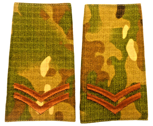 Pair british army mtp - army, rank