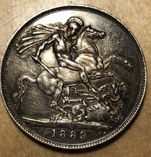 1889 Queen Victoria Silver