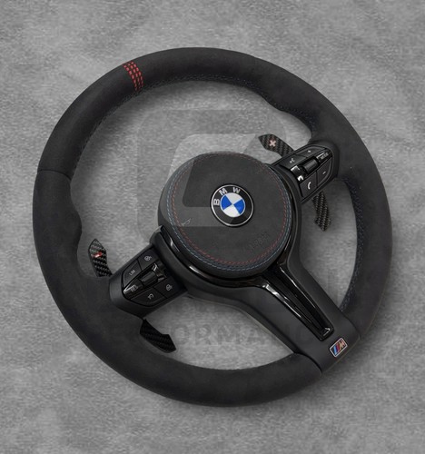 Alcantara steering wheel - steering, f