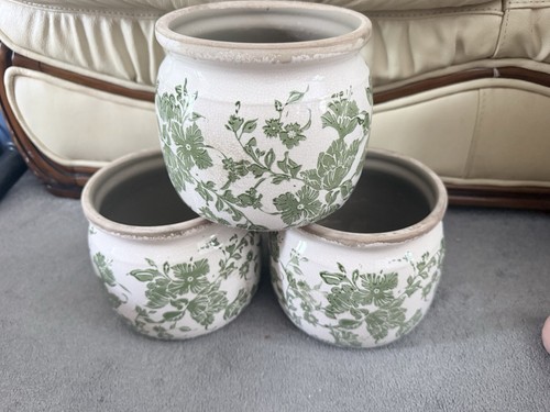 Pcs vintage planter large - vintage,