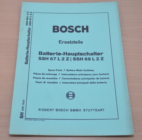 Bosch batterie hauptschalter - batterie,