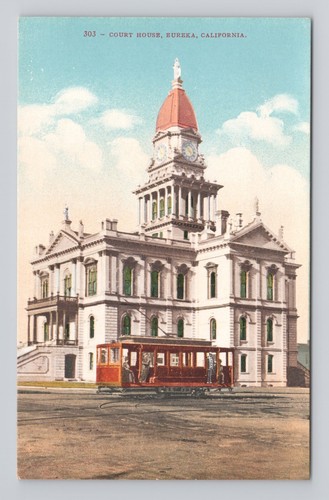 Postcard 303 court house - court,