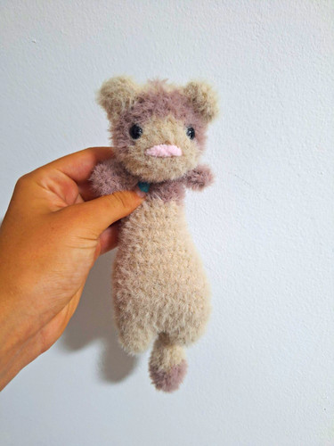 Viral crochet floppy ferret - crochet,