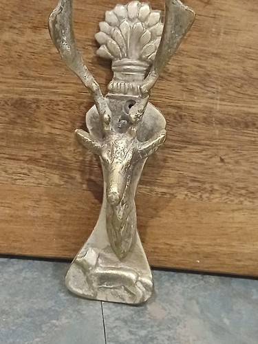 Antique solid brass - solid, head