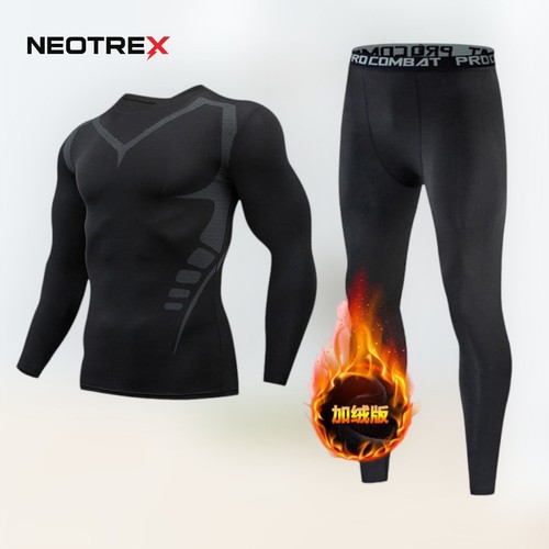 Mens fleece lined - fleece, compression