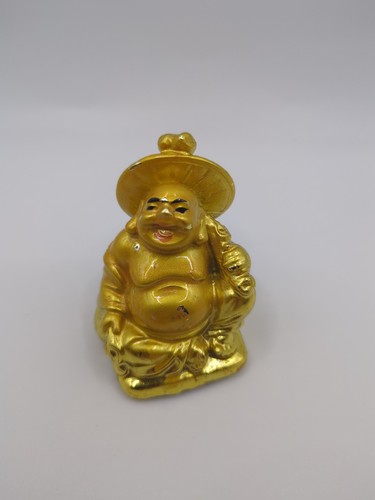 Mini gold laughing buddha - mini,