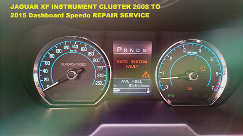 Jaguar instrument cluster - xf,