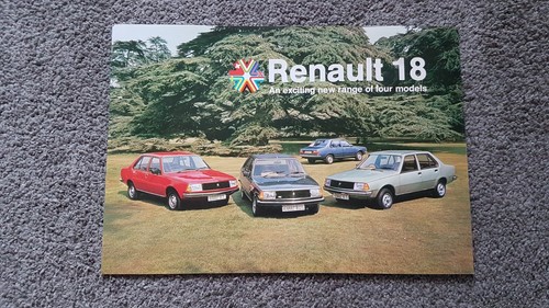 Renault sales brochure 1978 - sales,
