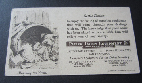 Old vintage pacific - pacific, dairy