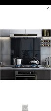 Black Sparkle Kitchen Splashback