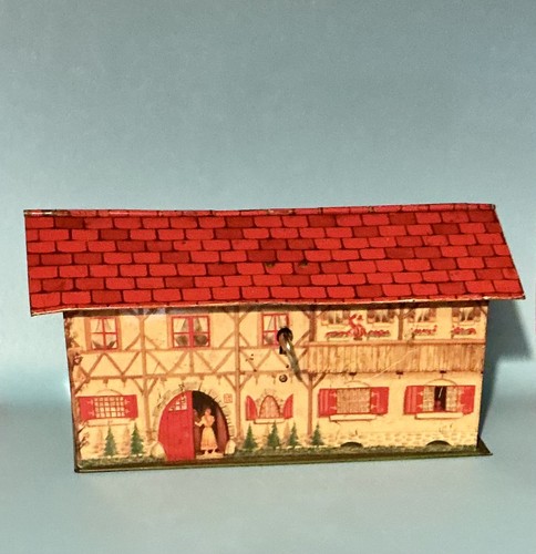 Antique dbf biscuit - dbf, tin