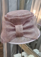First Avenue Classics  Wedding Hat Dusky Pink