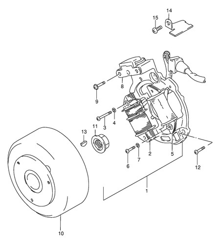 Suzuki genuine screw fb100 - suzuki,