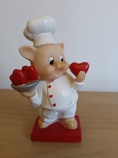 Valentine's Piggy Chef Ornament