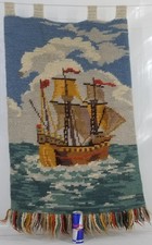 Vintage ship scene wall - vintage,