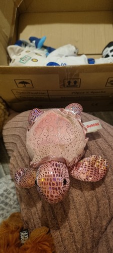Aurora pink turtle plush - b7,