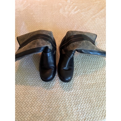 Ugg simmens black leather - black,
