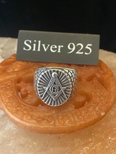 Silver Masonic Signet Ring