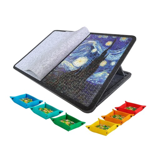 1000pcs tilting puzzle - tilting, board