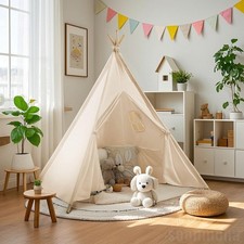 Large Kids Teepee Canvas Play