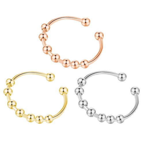 Anti worry bead - bead, rings