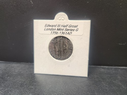 Edward iii half groat - edward,