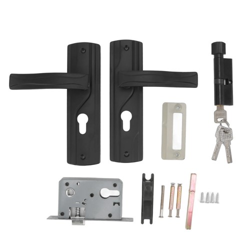 Lever lock set lockable door - lever,