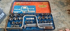 VINTAGE ELORA MASTER COMBINED SOCKET SET AF&METRIC 1/2 Square Drive LCU Complete