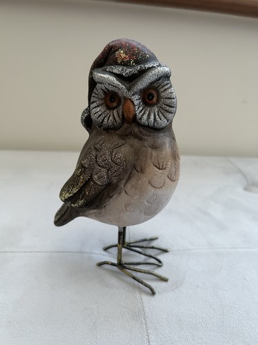 Decorative owl figurine - owl,