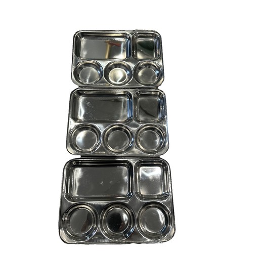 Compartment metal thali - 3,