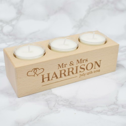 Personalised tea light - tea, mr