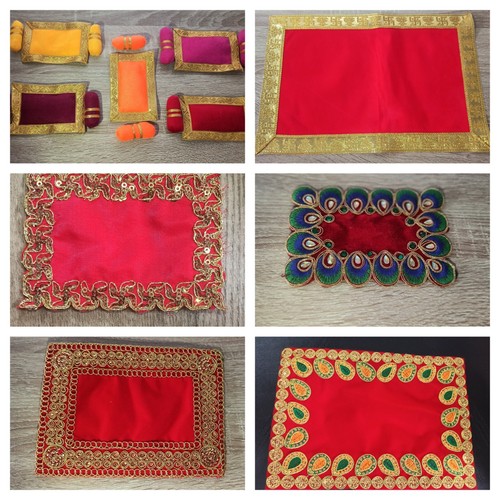 Decorative red velvet - red, cloth